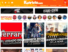 Tablet Screenshot of kuarteto.com